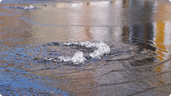 blocked stormwater