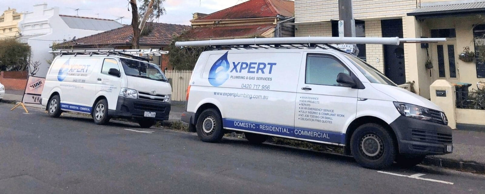 Expert Plumbing vans