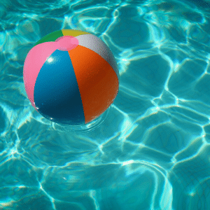 Summer pool weather