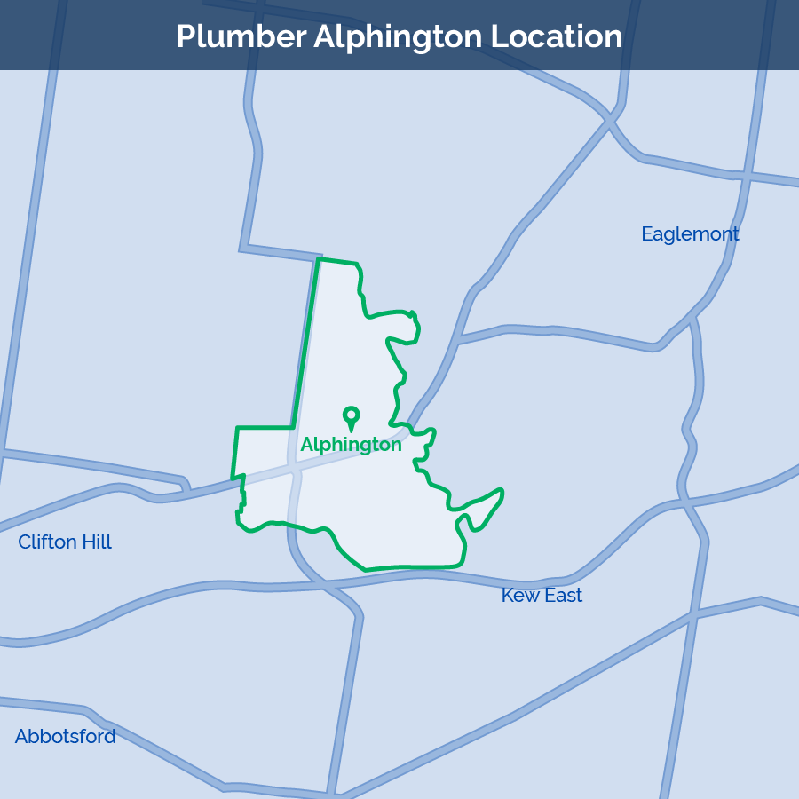 Expert Plumbing - Plumber Alphington Map
