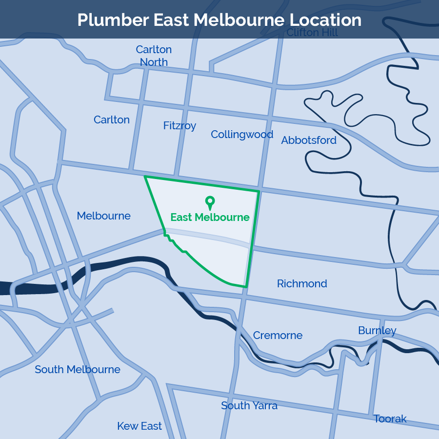 Expert Plumbing- Plumber East Melbourne Map