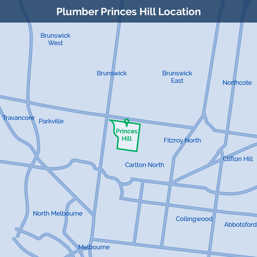 Expert Plumbing - Plumber Princes Hill Map