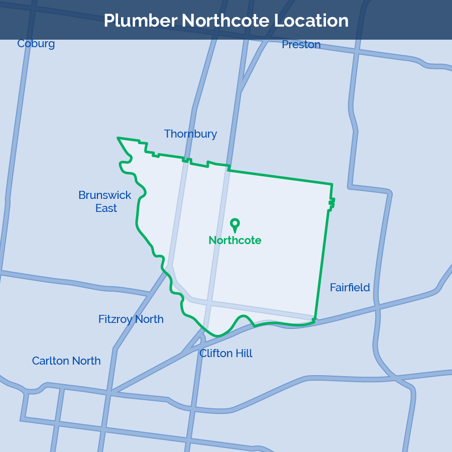 Expert Plumbing - Plumber Northcote Map