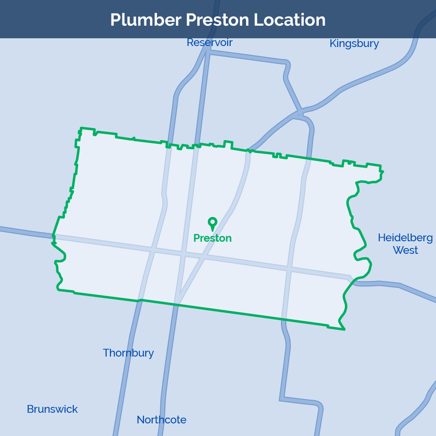Expert Plumbing - Plumber Preston Map