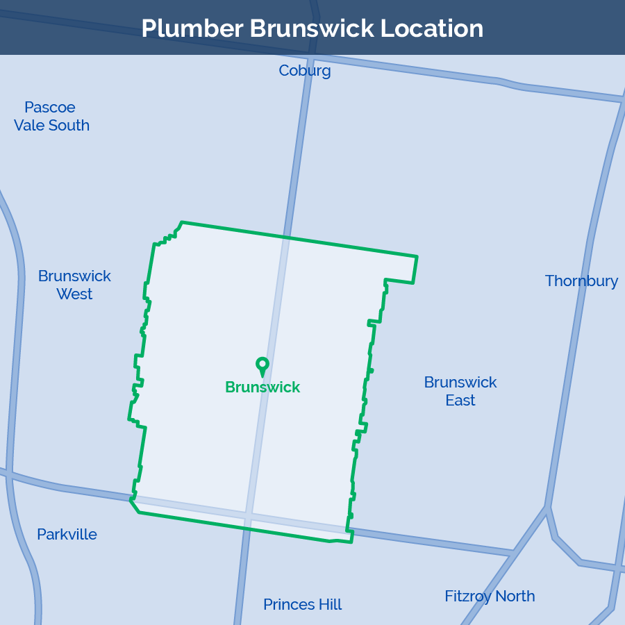 Expert Plumbing-Plumber Brunswick Map