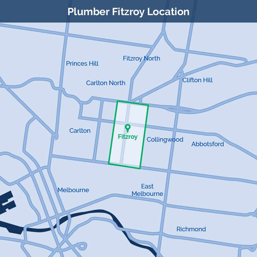 Expert Plumbing - Plumber Fitzroy Map