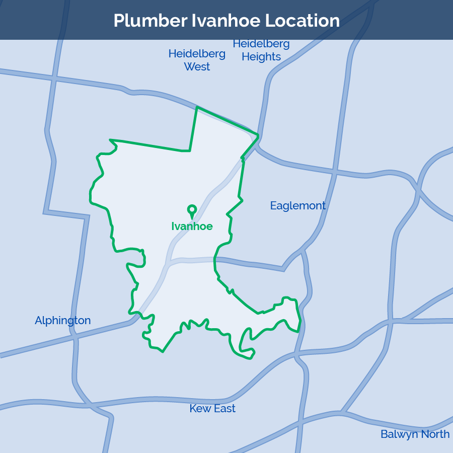Expert Plumbing - Plumber Ivanhoe Map