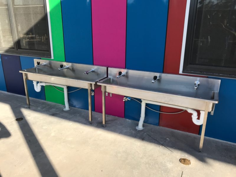 General plumbing maintenance of water fountains at a local primary and secondary school